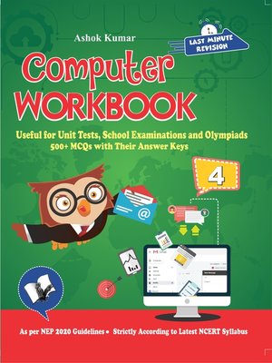 cover image of Computer Workbook Class 4